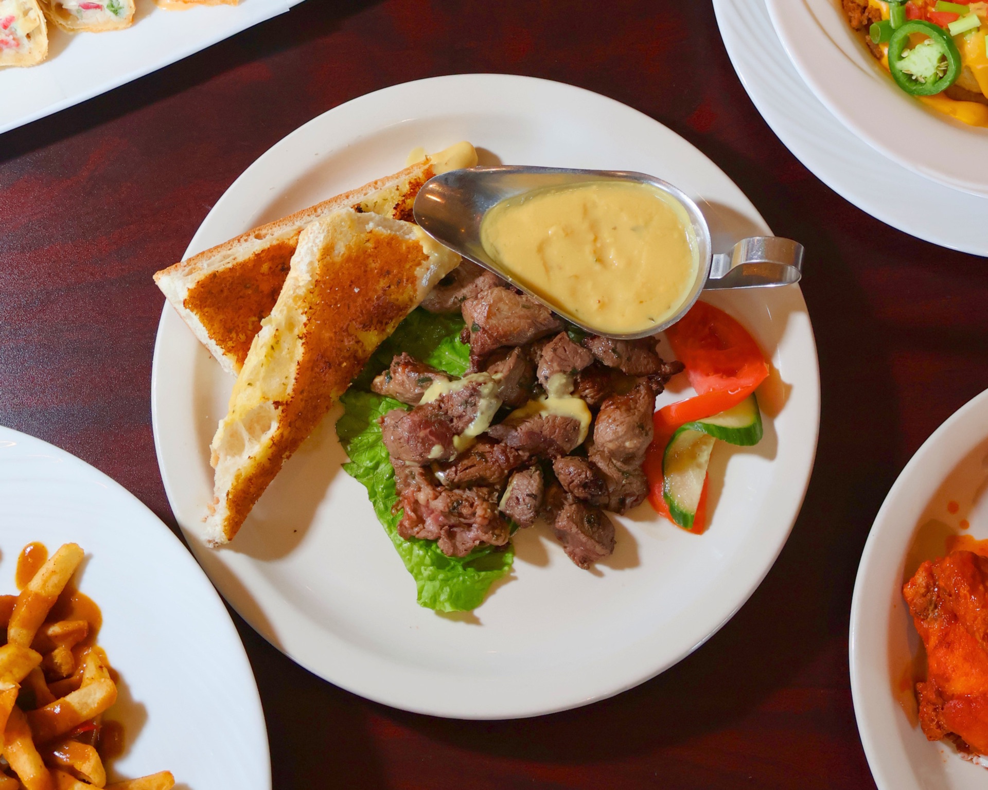 Pub food served at Molloy's Irish Pub